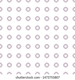 Seamless vector pattern in geometric ornamental style