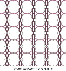 Seamless vector pattern in geometric ornamental style
