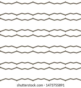 Seamless vector pattern in geometric ornamental style