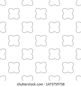 Seamless vector pattern in geometric ornamental style