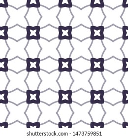 Seamless vector pattern in geometric ornamental style