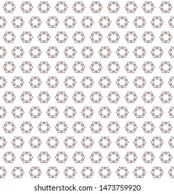 Seamless vector pattern in geometric ornamental style
