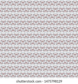 Seamless vector pattern in geometric ornamental style