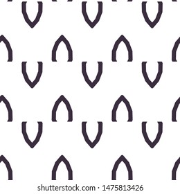 Seamless vector pattern in geometric ornamental style