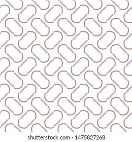 Seamless vector pattern in geometric ornamental style