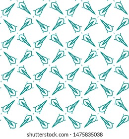 Seamless vector pattern in geometric ornamental style