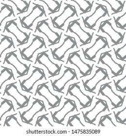 Seamless vector pattern in geometric ornamental style