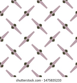 Seamless vector pattern in geometric ornamental style