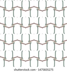 Seamless vector pattern in geometric ornamental style