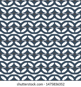 Seamless vector pattern in geometric ornamental style