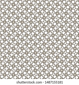 Seamless vector pattern in geometric ornamental style