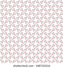 Seamless vector pattern in geometric ornamental style