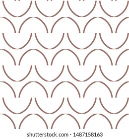 Seamless vector pattern in geometric ornamental style