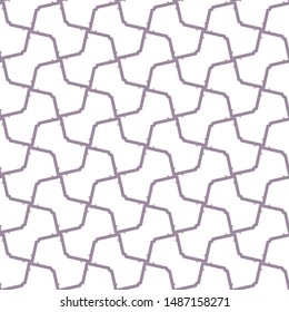 Seamless vector pattern in geometric ornamental style