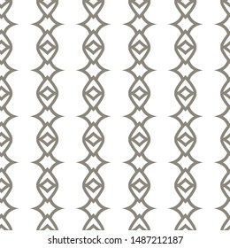 Seamless vector pattern in geometric ornamental style
