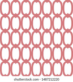 Seamless vector pattern in geometric ornamental style