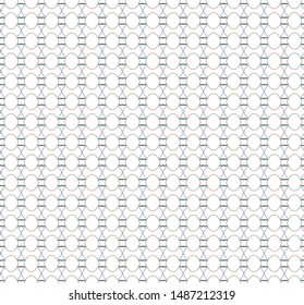 Seamless vector pattern in geometric ornamental style