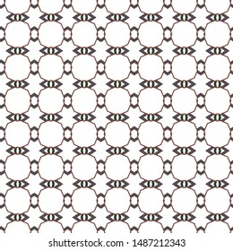 Seamless vector pattern in geometric ornamental style