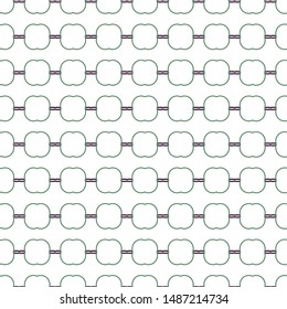 Seamless vector pattern in geometric ornamental style