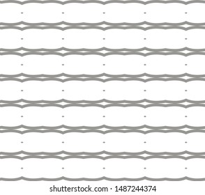 Seamless vector pattern in geometric ornamental style