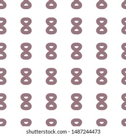 Seamless vector pattern in geometric ornamental style