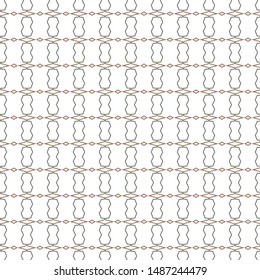 Seamless vector pattern in geometric ornamental style