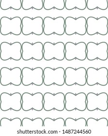 Seamless vector pattern in geometric ornamental style