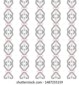 Seamless vector pattern in geometric ornamental style