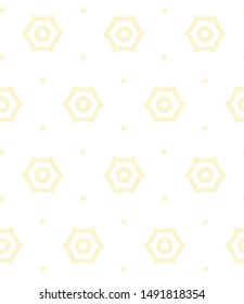 Seamless vector pattern in geometric ornamental style