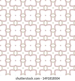 Seamless vector pattern in geometric ornamental style