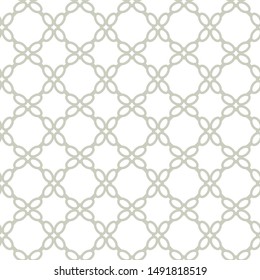 Seamless vector pattern in geometric ornamental style