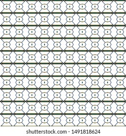 Seamless vector pattern in geometric ornamental style