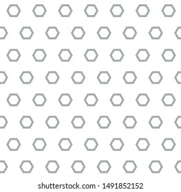 Seamless vector pattern in geometric ornamental style