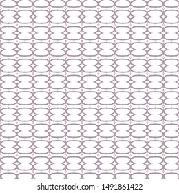Seamless vector pattern in geometric ornamental style