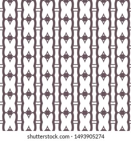 Seamless vector pattern in geometric ornamental style