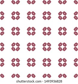 Seamless vector pattern in geometric ornamental style