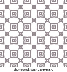 Seamless vector pattern in geometric ornamental style