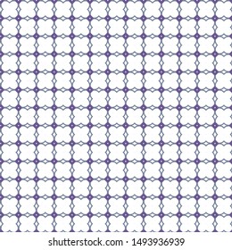 Seamless vector pattern in geometric ornamental style