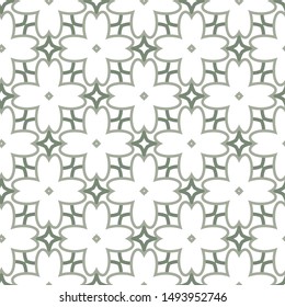 Seamless vector pattern in geometric ornamental style