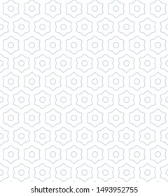 Seamless vector pattern in geometric ornamental style