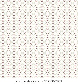 Seamless vector pattern in geometric ornamental style