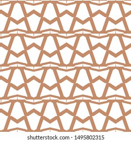 Seamless vector pattern in geometric ornamental style