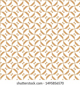 Seamless vector pattern in geometric ornamental style