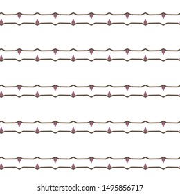 Seamless vector pattern in geometric ornamental style