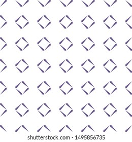 Seamless vector pattern in geometric ornamental style