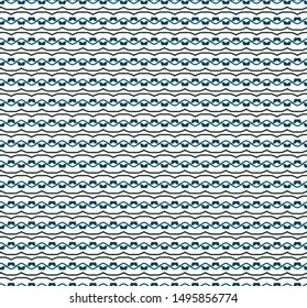 Seamless vector pattern in geometric ornamental style