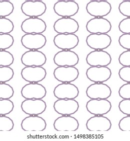 Seamless vector pattern in geometric ornamental style