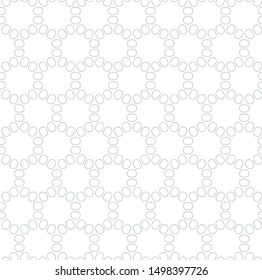 Seamless vector pattern in geometric ornamental style