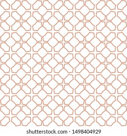 Seamless vector pattern in geometric ornamental style
