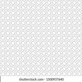 Seamless vector pattern in geometric ornamental style